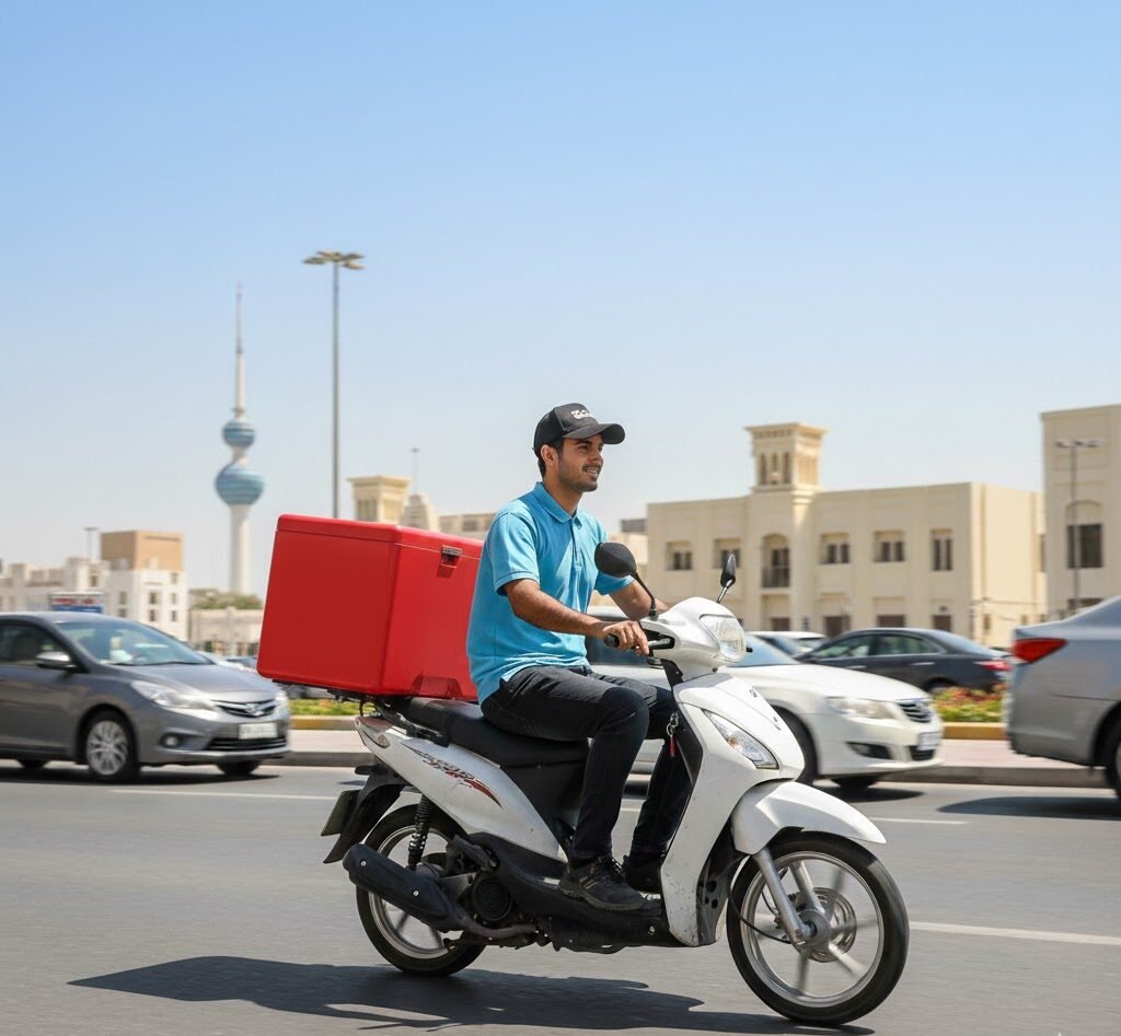 مندوب توصيل طلبات بالكويت