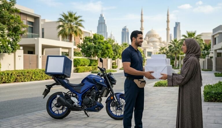 مندوب توصيل الشارقة | خدمة توصيل فورية للمنازل والشركات بأسعار معقولة